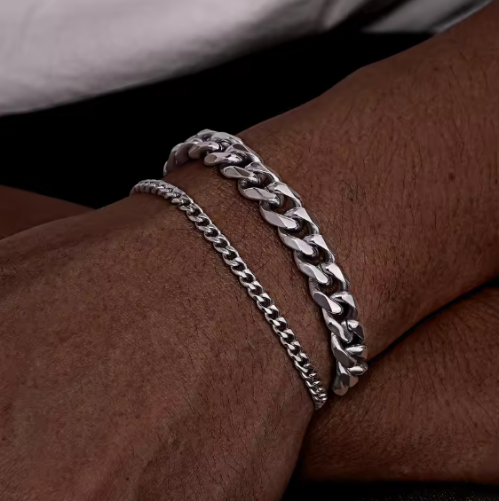 Duo de Bracelets Cubains Prestige