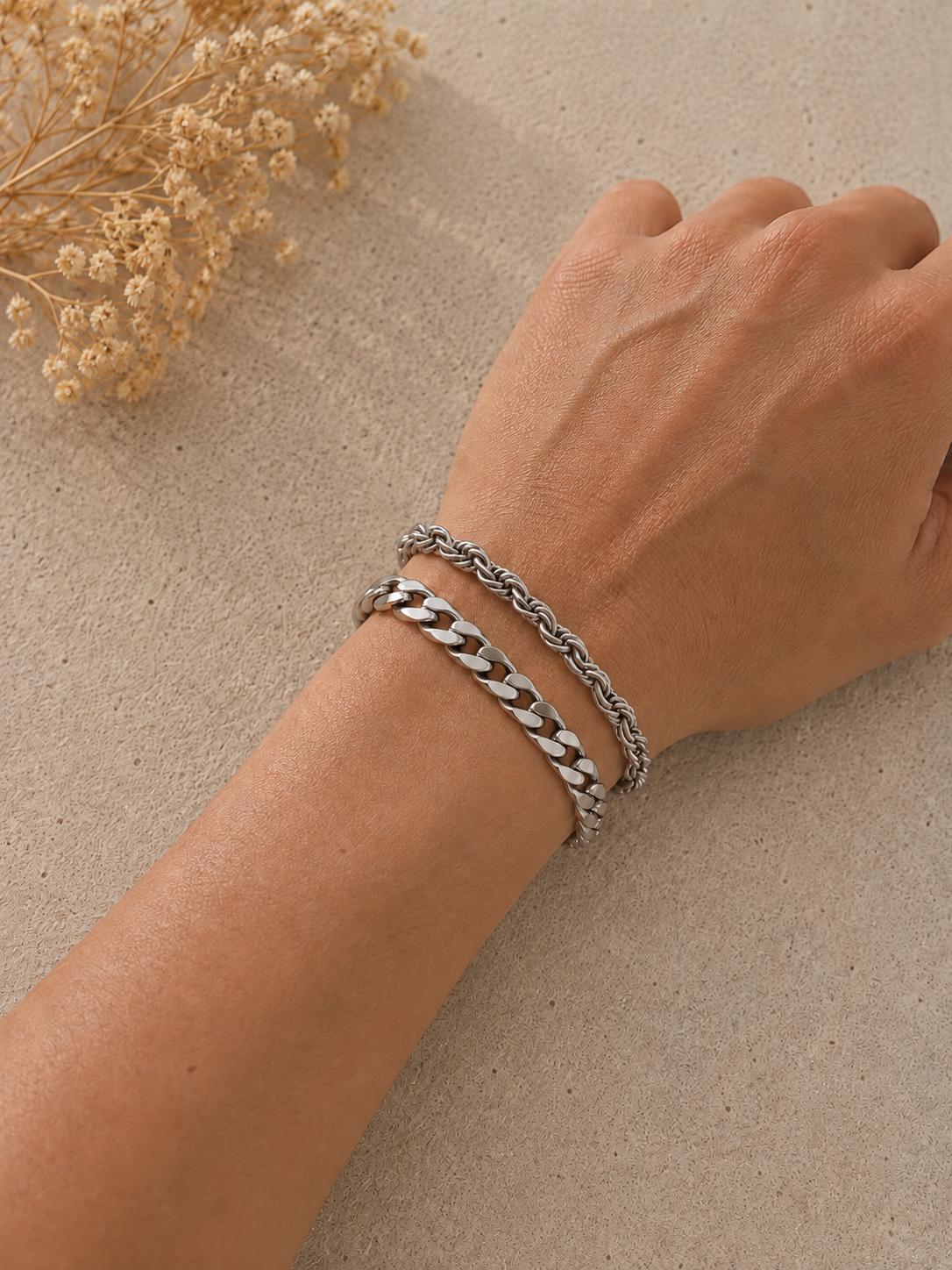 Duo de Bracelets cubain et torsadé